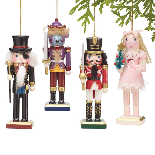 6072 Nutcracker Ornaments (Set of 4) - Click Image to Close